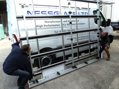 Detachable Glass Racks for Vans